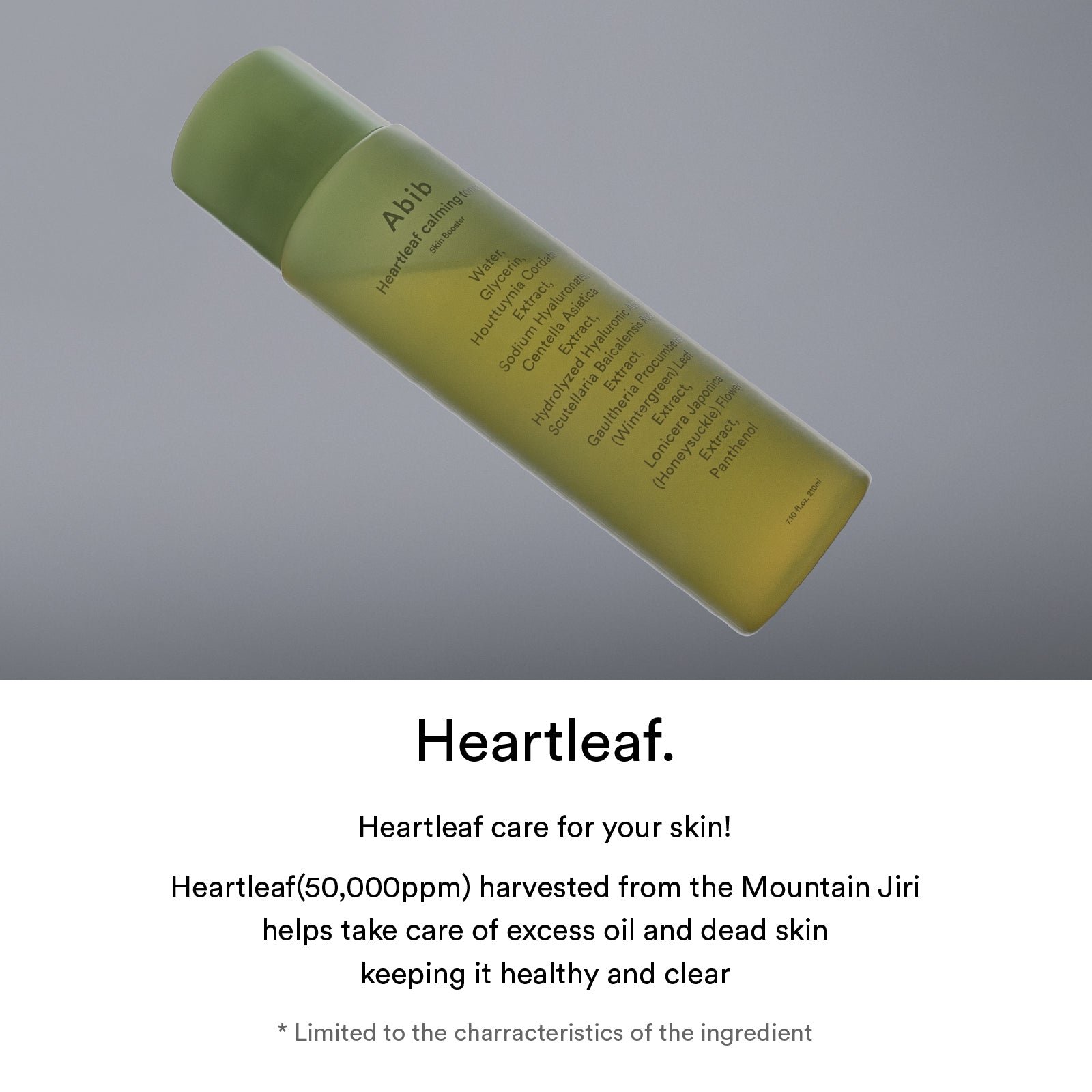 Nước cân bằng diếp cá Abib Heartleaf Calming Toner Skin Booster 200ml - Ảnh 2