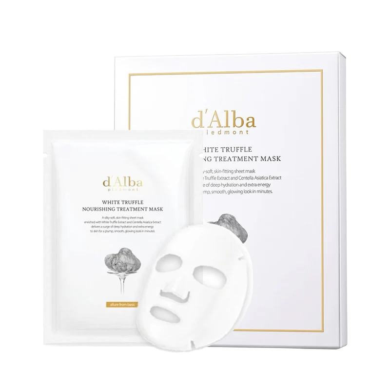 Mặt nạ d'Alba White Truffle Nourishing Treatment Mask – bộ 4 hộp, 20 miếng