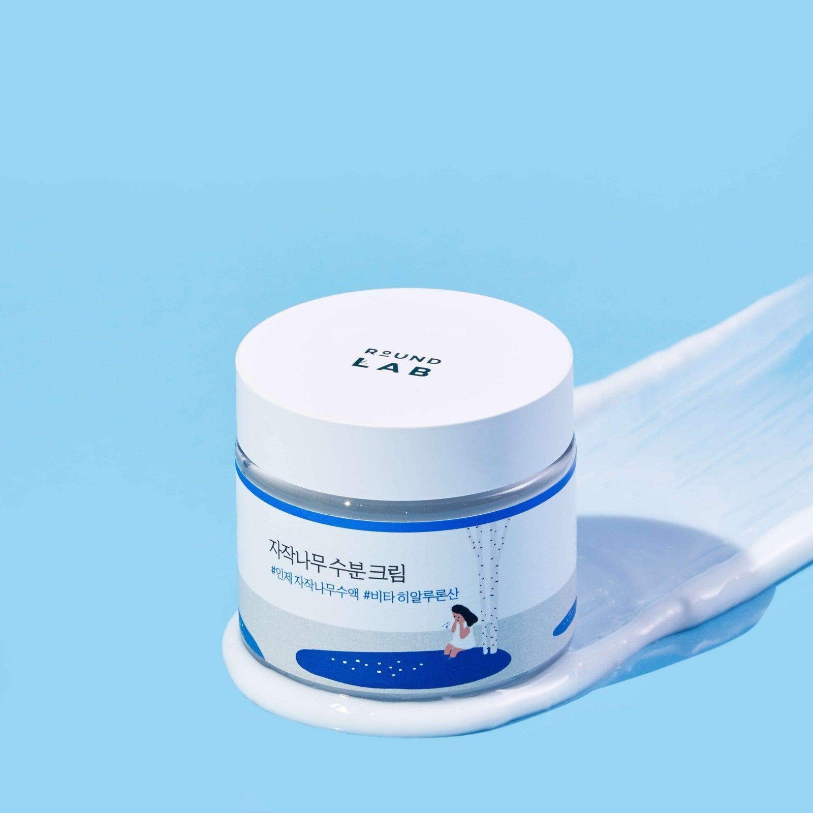 Hũ kem dưỡng ẩm Round Lab Birch Moisturizing Cream 80ml
