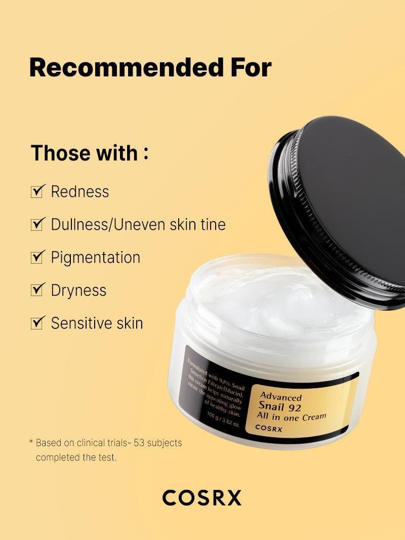 Kem dưỡng COSRX Advanced Snail 92 All In One Cream 100 g dạng hũ - Ảnh 2