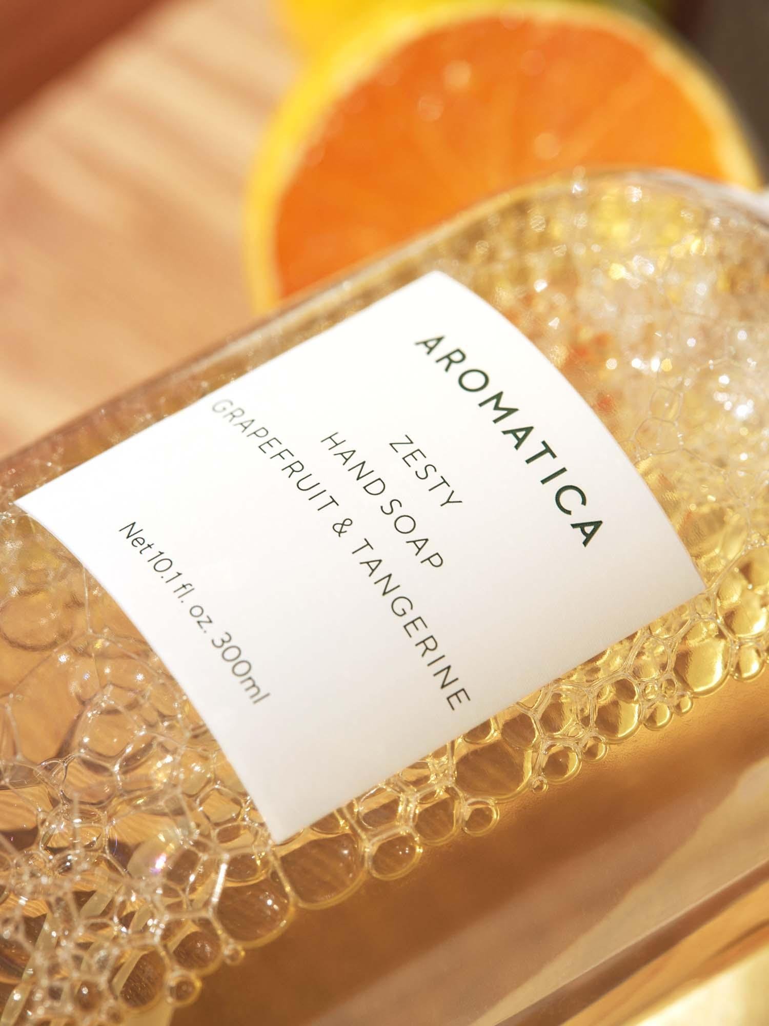 Nước rửa tay AROMATICA Zesty Grapefruit & Tangerine 300ml - Ảnh 3