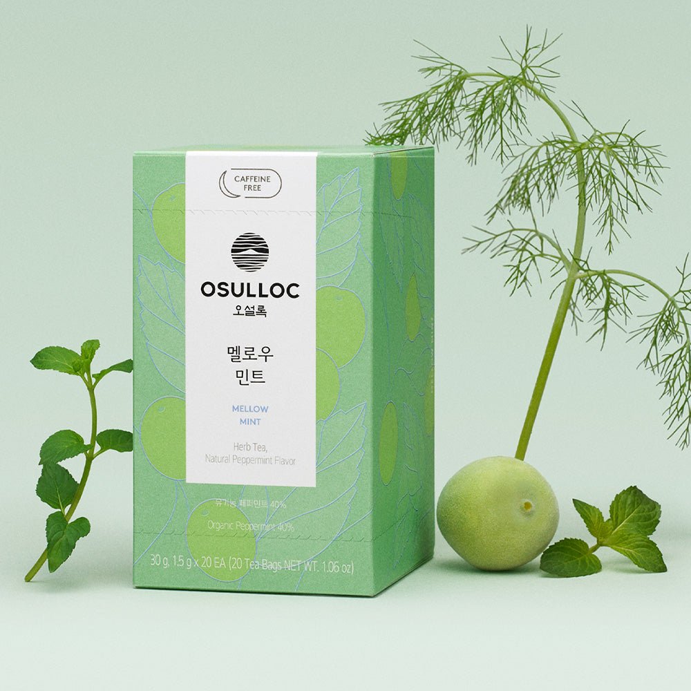 Trà thảo mộc OSULLOC Mellow Mint 20 túi - Ảnh 2