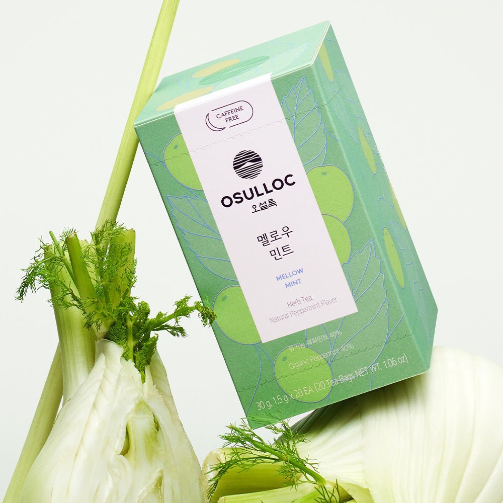Trà thảo mộc OSULLOC Mellow Mint 20 túi - Ảnh 3