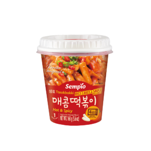 Bánh gạo Sempio Tteokbokki Hot & Spicy cốc 160 g