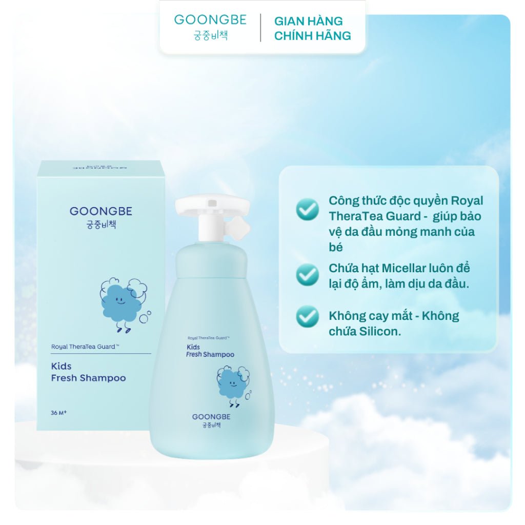 Dầu gội GOONGBE Kids Fresh Shampoo 300ml - Ảnh 3