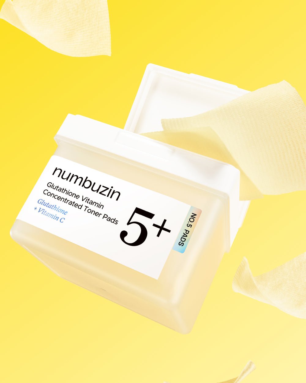 Toner pad Numbuzin No.5+ Glutathione Vitamin 70 miếng - Ảnh 2