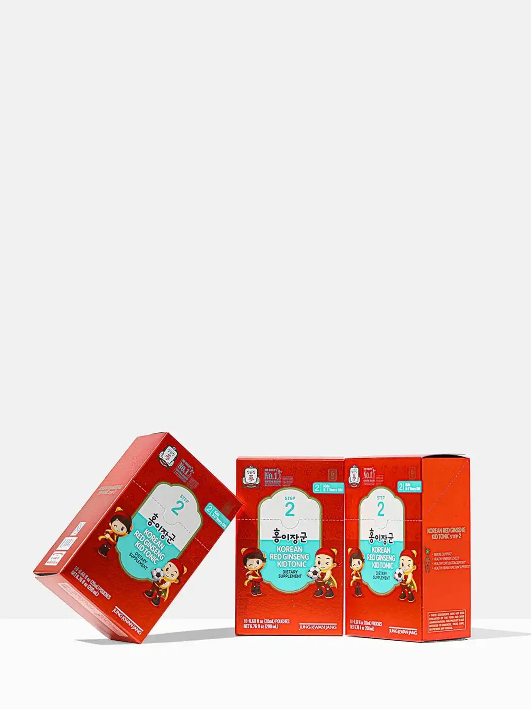 Nước hồng sâm JUNG KWAN JANG Kid Tonic Step 2 cho trẻ 5–7 tuổi 20 ml × 30 gói - Ảnh 3