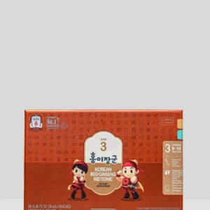 Nước hồng sâm JUNG KWAN JANG Kid Tonic Step 3 cho trẻ 8–10 tuổi 20 ml × 30 gói
