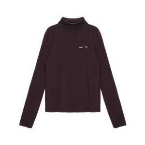 Áo cổ lọ MATIN KIM Basic Turtle Neck màu nâu MK229OTS055M0BR