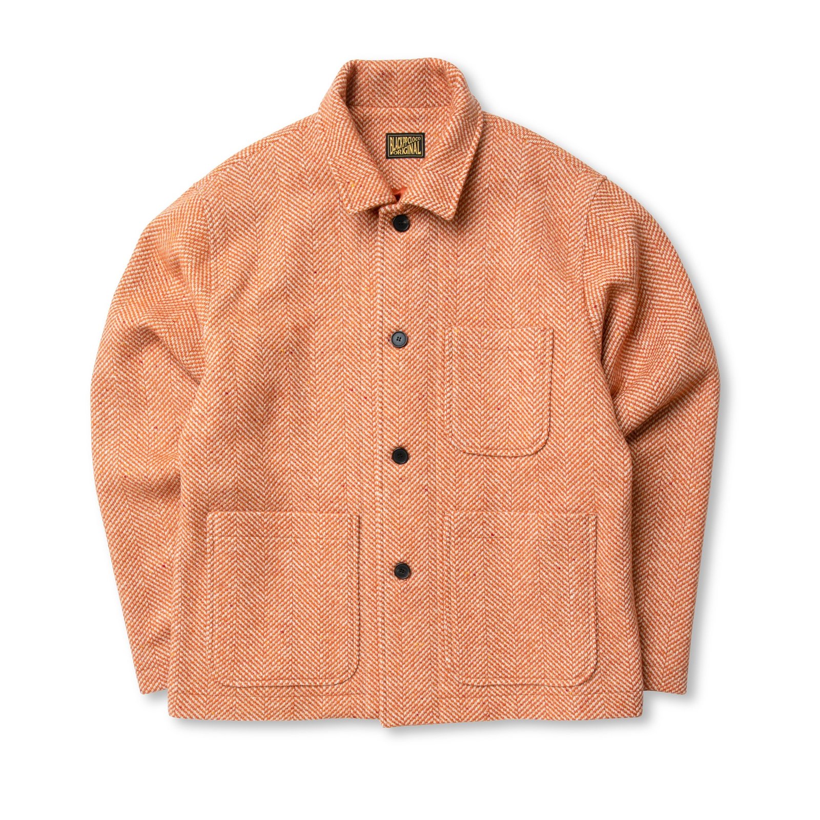 Áo khoác len BLACK PP OG Classic Short Coat Herringbone BP.25-14