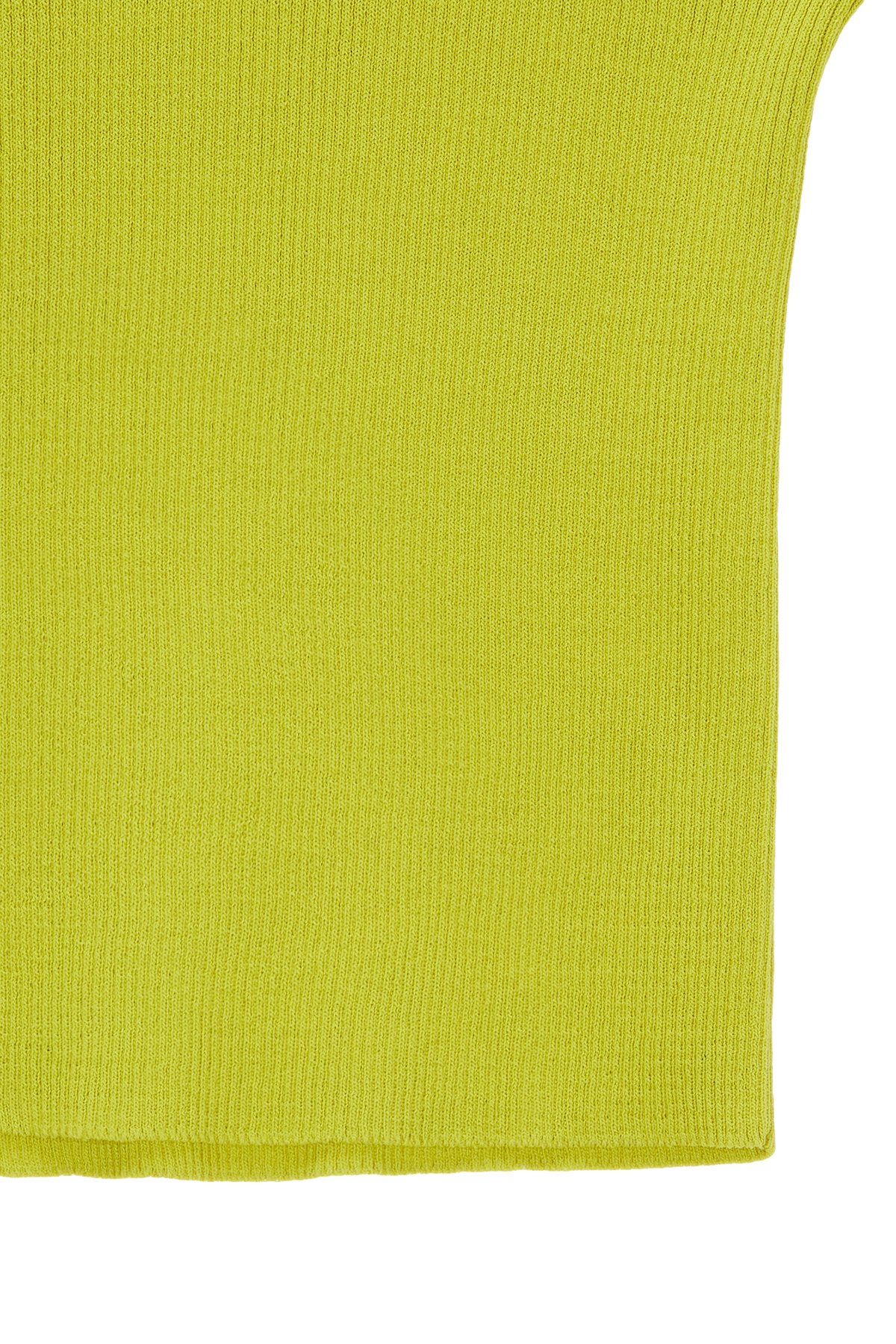 Áo dệt kim không tay MATIN KIM Airy Sleeveless màu chanh MK2311KV001M0LM - Ảnh 3