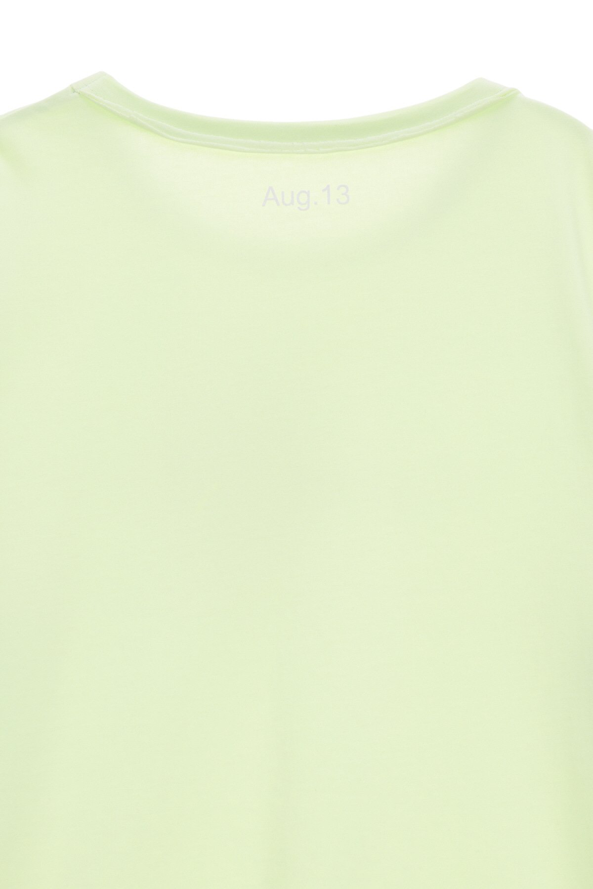 Áo thun MATIN KIM Logo T-Shirt màu xanh lá MK229NTS001M0GN - Ảnh 3