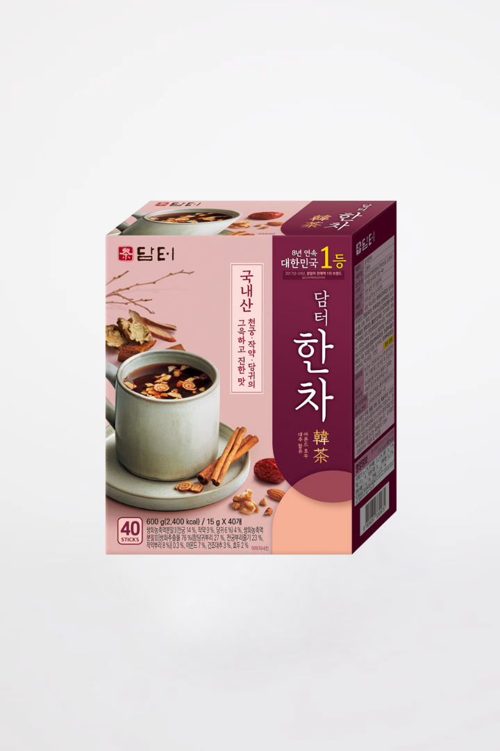 Trà thảo mộc DAMTUH Han Cha Korean Herbal Tea 15 g × 40 gói
