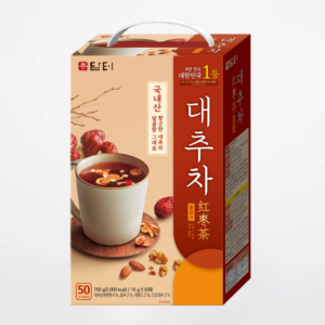 Trà táo tàu DAMTUH Jujube Tea 15 g × 50 gói