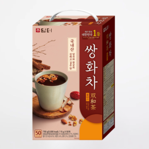 Trà thảo mộc DAMTUH Ssanghwa Tea 15 g × 50 gói