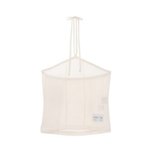 Áo ống cổ yếm MATIN KIM Halter Neck Tube màu ngà MK2334TS019M0IV