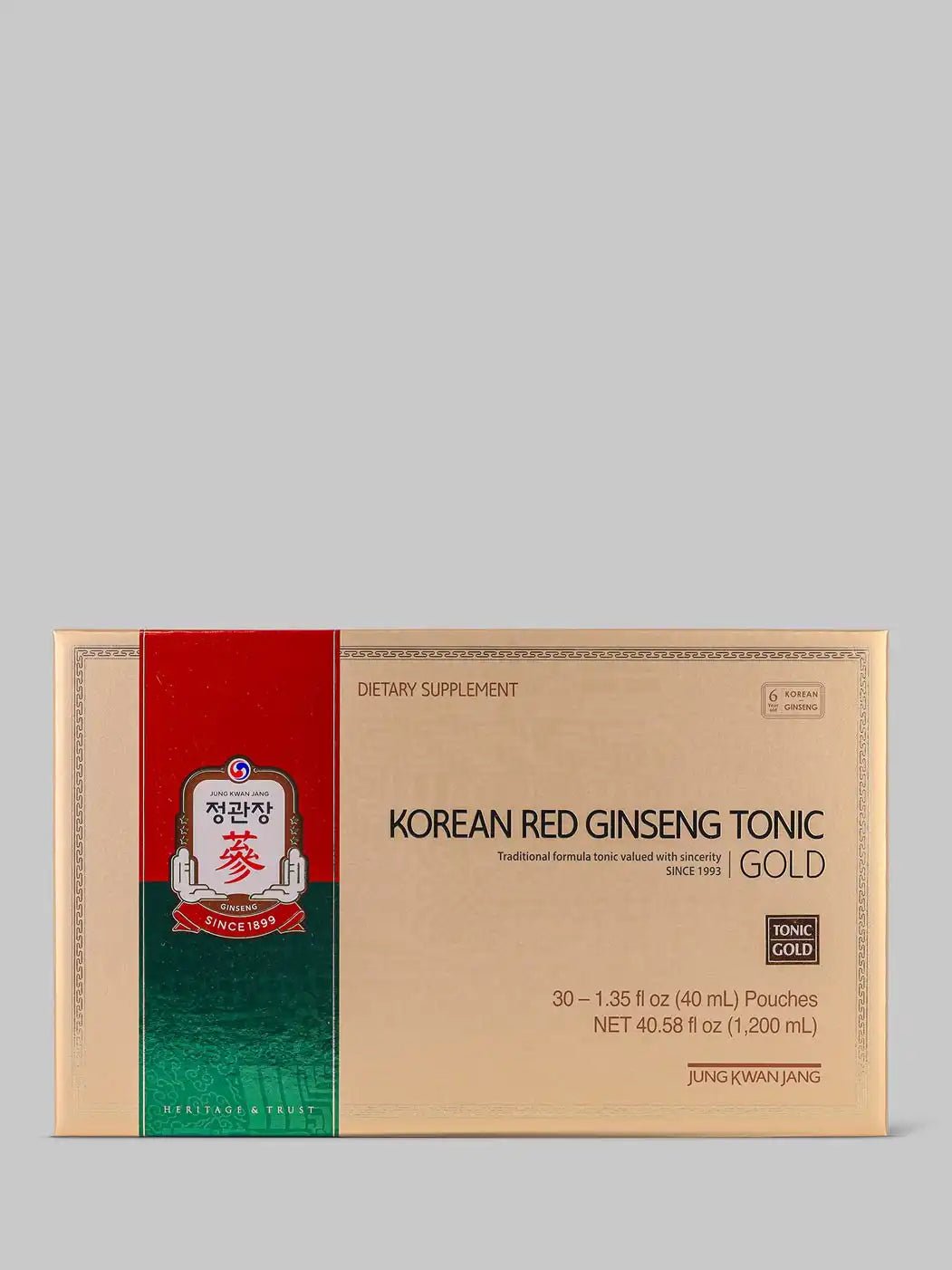 Nước hồng sâm JUNG KWAN JANG Tonic Gold 40 ml × 30 gói